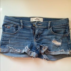 hollister jean short shorts